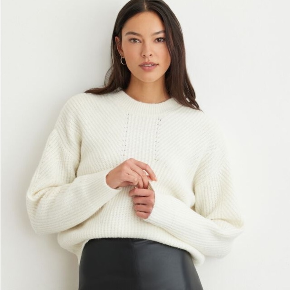 Dynamite white sweater